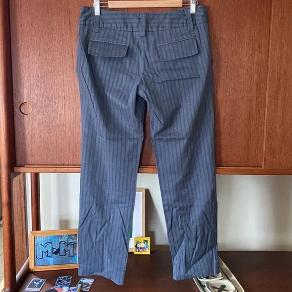 Anthropologie Plus Four stripe grey pants - Picture 5 of 11